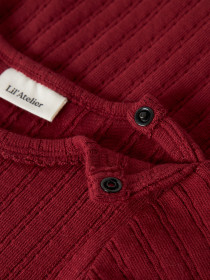 LIL ATELIER Body Rita Red Dahlia